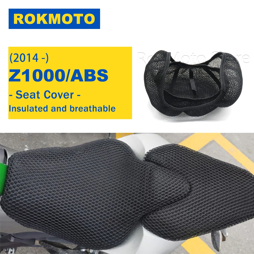 For Kawasaki Z1000 ABS 2014 Motorcycle Accessories Protecting Cushion Seat Cover Breathable Comfortable 3D Mesh Seat Cover