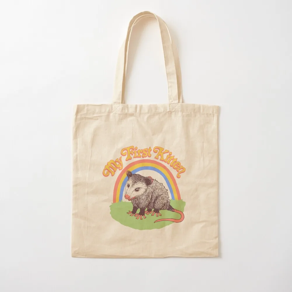 My First Kitten Tote Bag tote bag women Custom bag great