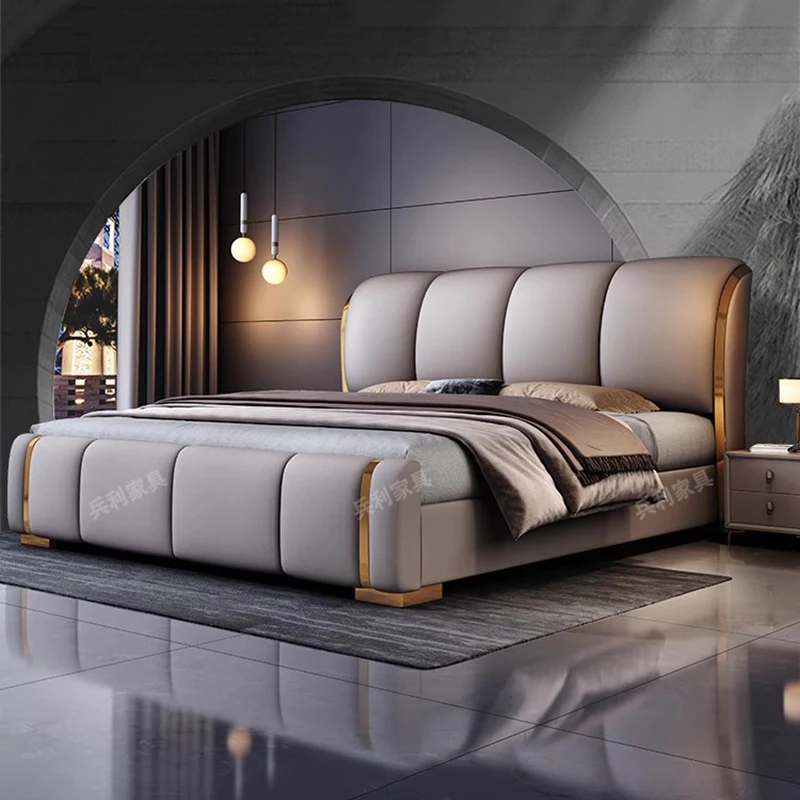 

Modern Luxury Bed Girls Design European Simple Beauty Bed Wooden Sleeping Princess Letto Matrimoniale Lounge Suite Furniture