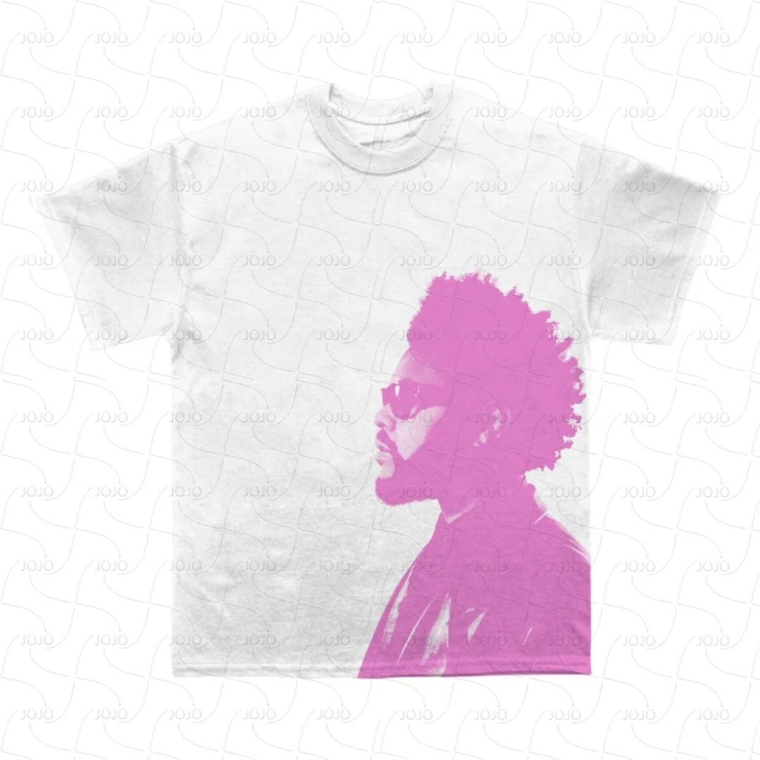 

Реальный рэпер The Weeknd Ретро Графическая футболка Мужская одежда в стиле хип-хоп Y2k Унисекс Модный негабаритный гангстерский топ Подарок для фаната