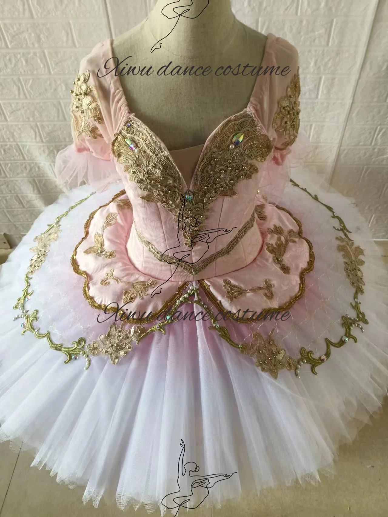 Professional high-quality custom-size ballet performance ballet costume high-end competition ballet dress