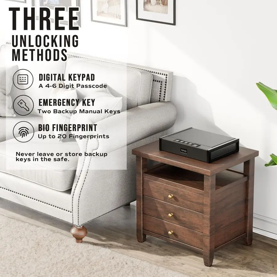 آمن للمسدس، مسدس وصول سريع آمن للمسدس، آمن للمسدس مع بصمة الإصبع البيومترية أو لوحة المفاتيح الإلكترونية السريعة #5