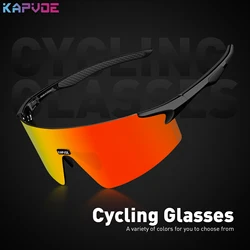 KAPVOE Cycling Glasses UV400 Outdoor Eyewear Men MBT Cycling Sunglasses Sports Goggles Women Road Bike Glasses