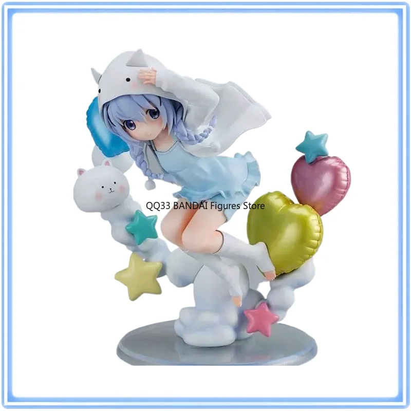 

Original Anime Is The Order A Rabbit BLOOM Kafuu Chino Hoodie Ver. Action Figure Model Desktop Decoration Hobbies Collectibles