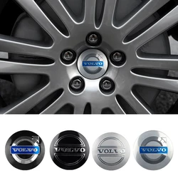 4 pz 56mm Car Wheel Center Hub Caps adesivi Badge per Volvo C30 C40 C50 C70 S40 S60 S70 S80 S90 V40 V50 V60 V70 V90 XC30 XC40