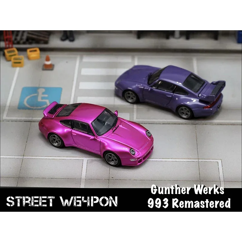 1:64 Gunther Werks Remastered Convertible Diecast Diorama Car Model Collection Toy Street Weapon