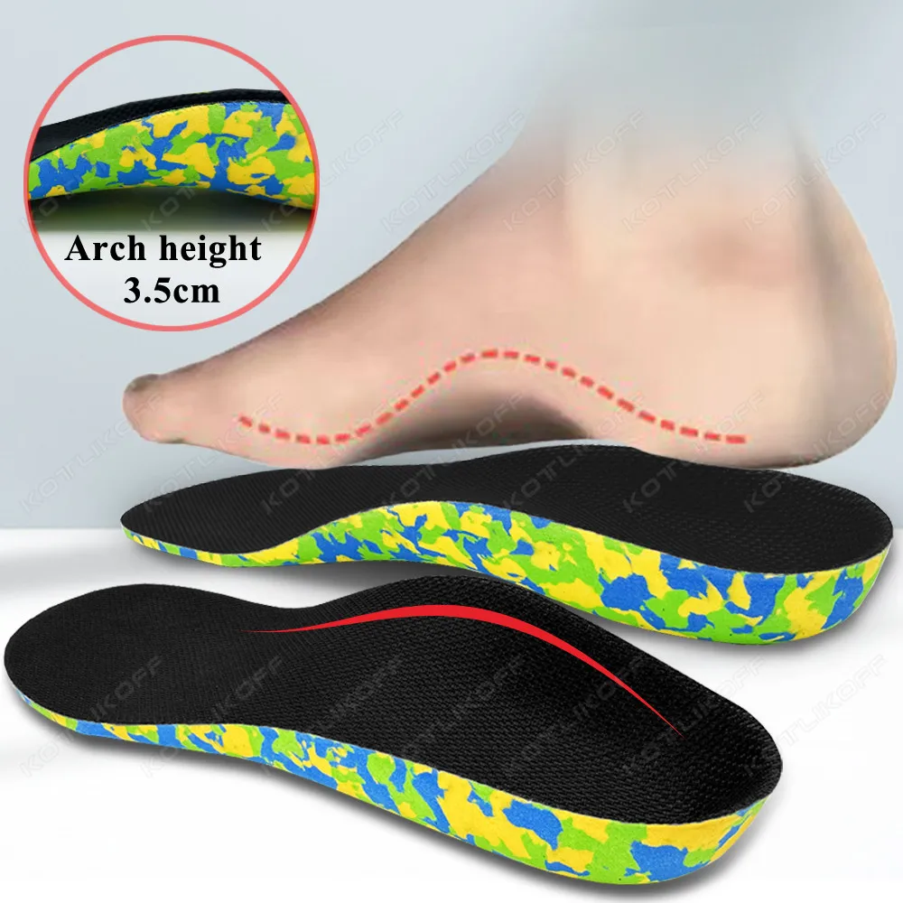 Flat Feet Orthotic Arch Support Insoles Pads Hard Arch Comfort Support Relieve Foot Problems Accessory Orthopedic Sport Shoes