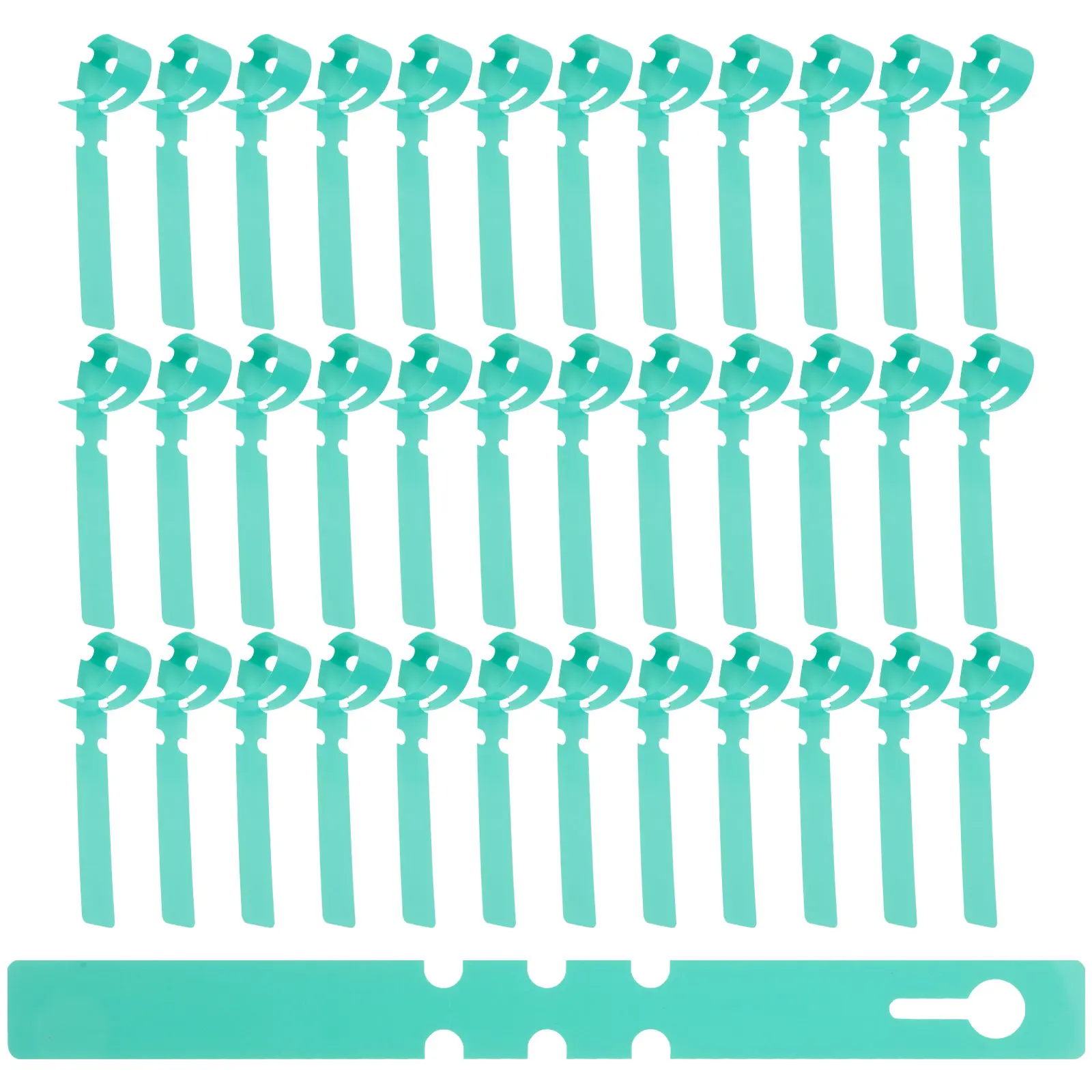 100Pcs Premium Waterproof Plant Tags 2x20cm Garden Label Markers Reusable Weatherproof Botanical Nursery Stakes Easy to