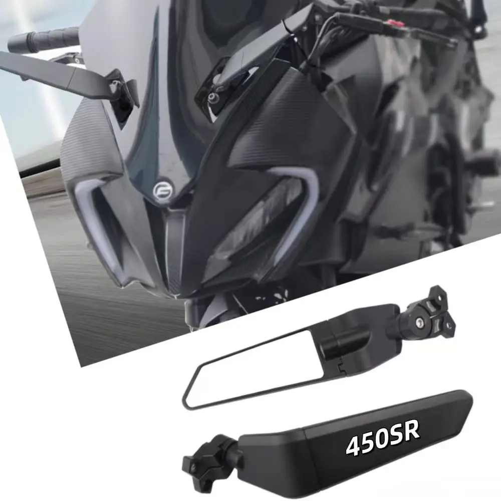 

For CFMOTO 450SR 250SR Motorcycle CNC rearview mirror fixed wing