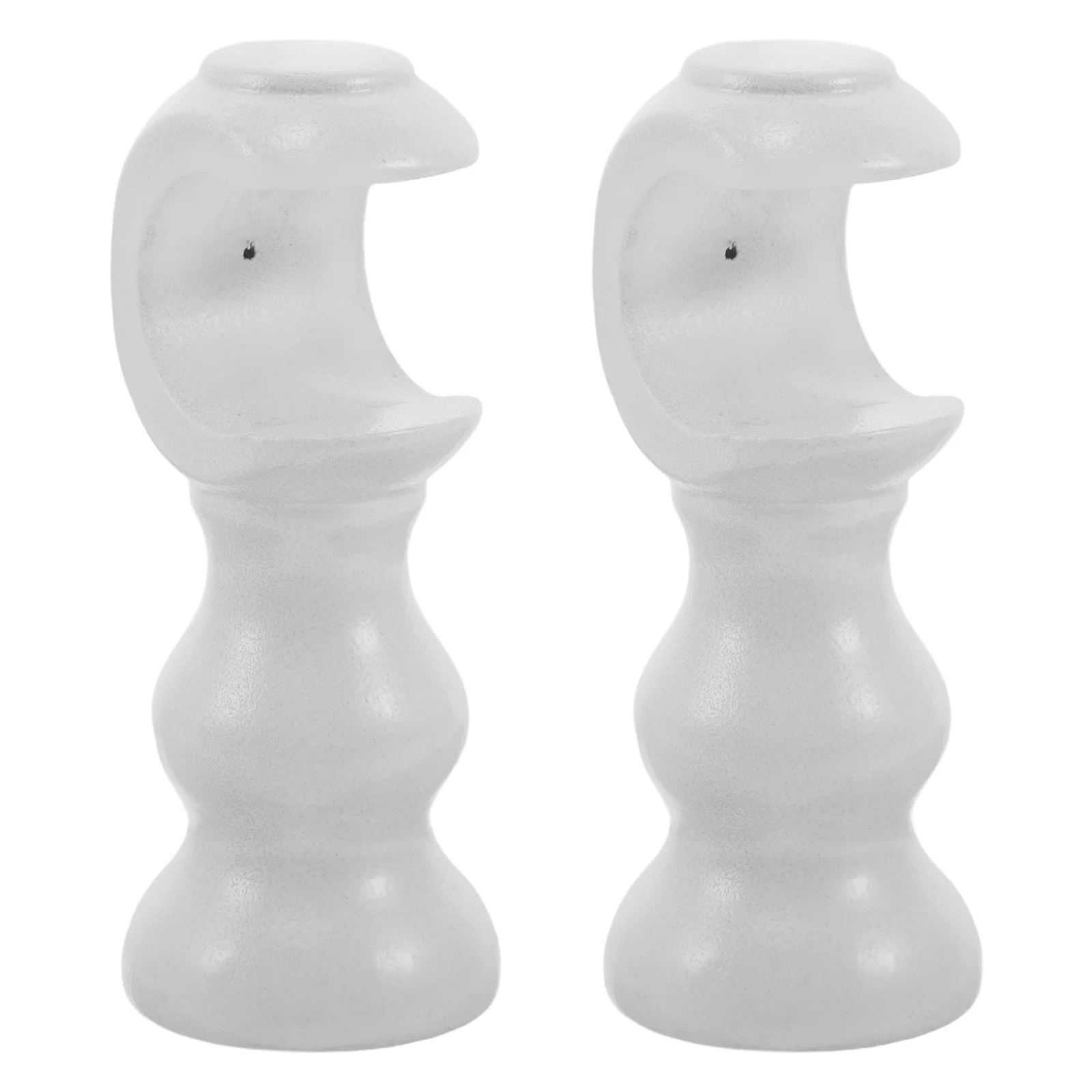 2 قطعة قضيب الستارة الخشبي الصلب بين قوسين 28.5 مللي متر جدار جبل الأجهزة لنوافذ الستائر أقطاب الخشب قضيب الستارة حامل ديكور #1