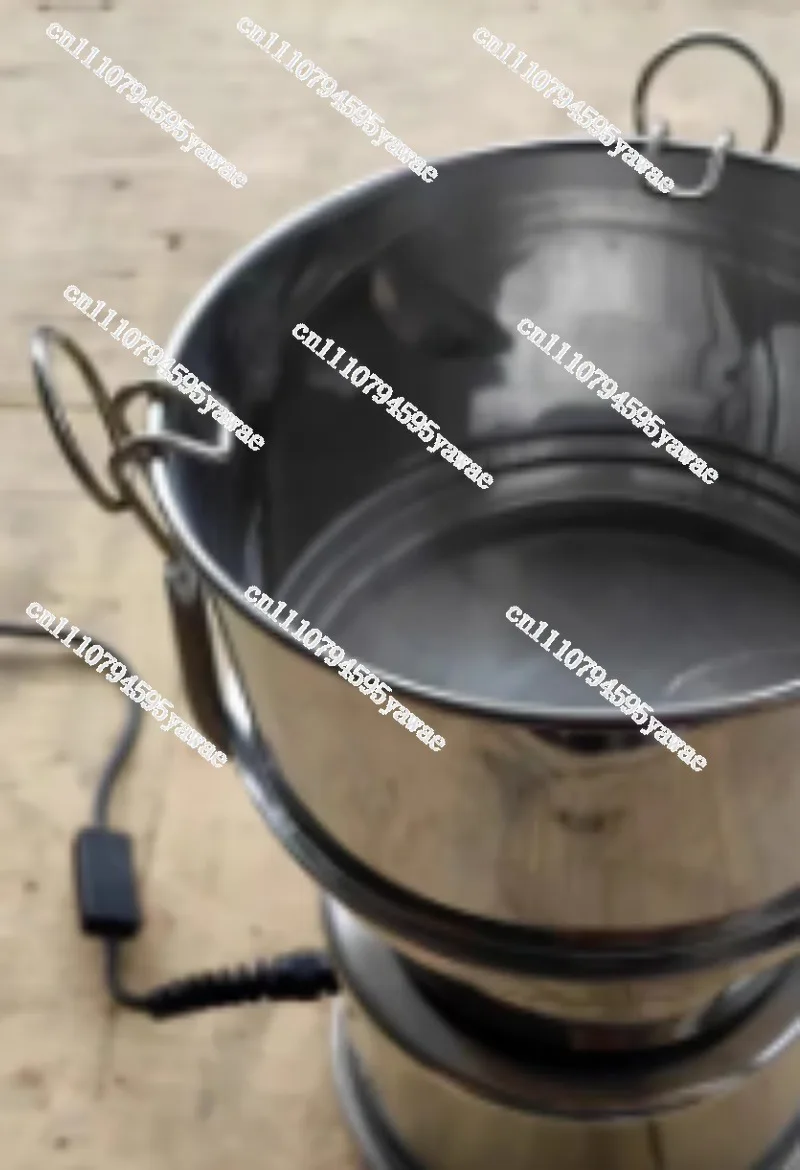 For 220V Mini Electric Vibrating Sieve Shaker, 20cm Stainless Steel Laboratory Powder Sieving Equipment