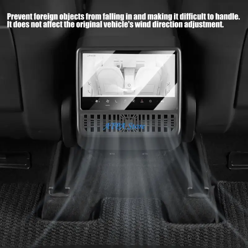 U13C Rear Air Vent Guard Cover Decorative Piece Conceals Flaws Enhances Interior Look