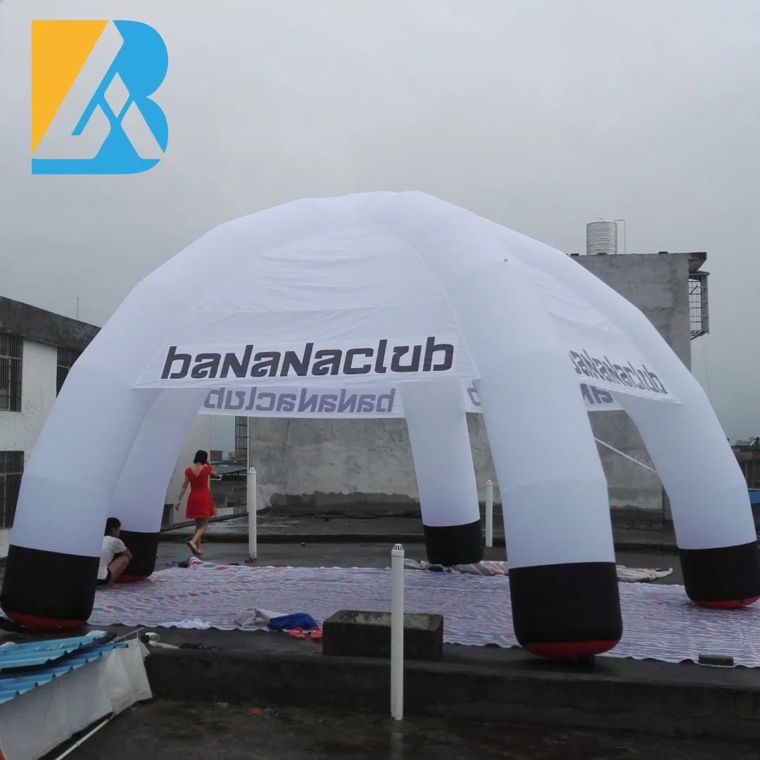 Op maat gemaakte opblaasbare displaytent Opblaasbaar evenementenpaviljoen voor reclameactiespeelgoed