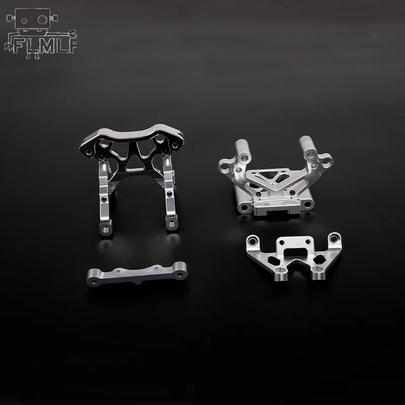 Rc Car CNC Metal Front Bulkhead / Shock Tower Fixing Bracket Kit for 1/5 HPI ROFUN ROVAN KM BAJA 5B 5T 5SC Truck Parts