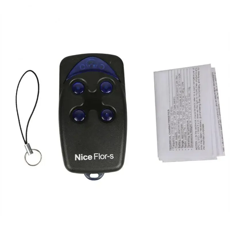 Wholesale 5 pcs Nice Remote Control Transmitter Replace Original Flor Flor-S Flo2R Inti 433.92Mhz Gate Garage Remote Control