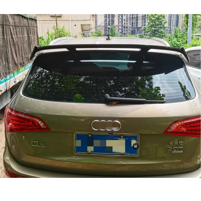 

Для Audi Q5 SQ5/2005-2025 год, спойлер на крышу, аксессуары, багажник автомобиля, задняя губа, хвостовое крыло, комплект кузова, глянцевый черный