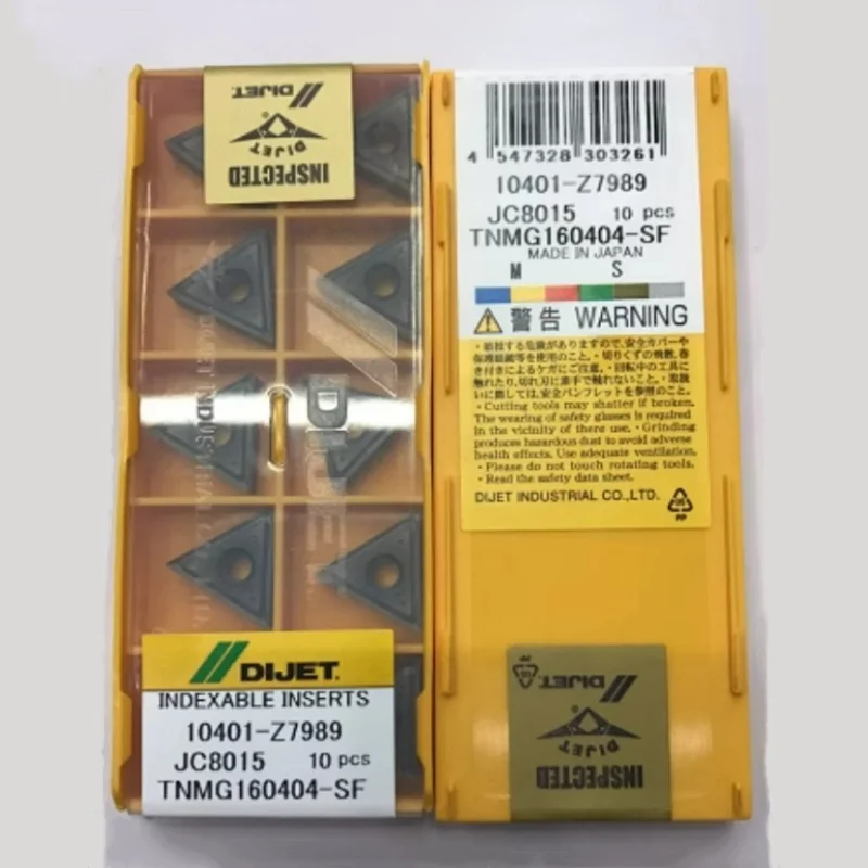 TNMG160404-SF JC8015 /TNMG160408-SF JC8015 CNC turning tool blade milling carbide inserts Cutting Tools 10Pcs