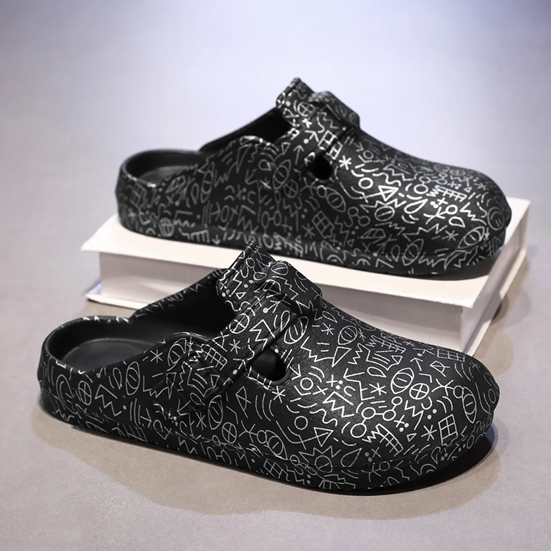 

Men Women Sandals Slippers Luxury Texture Modern Design Light Soft Anti Slip Breathable For Home Beach Outdoor Walking