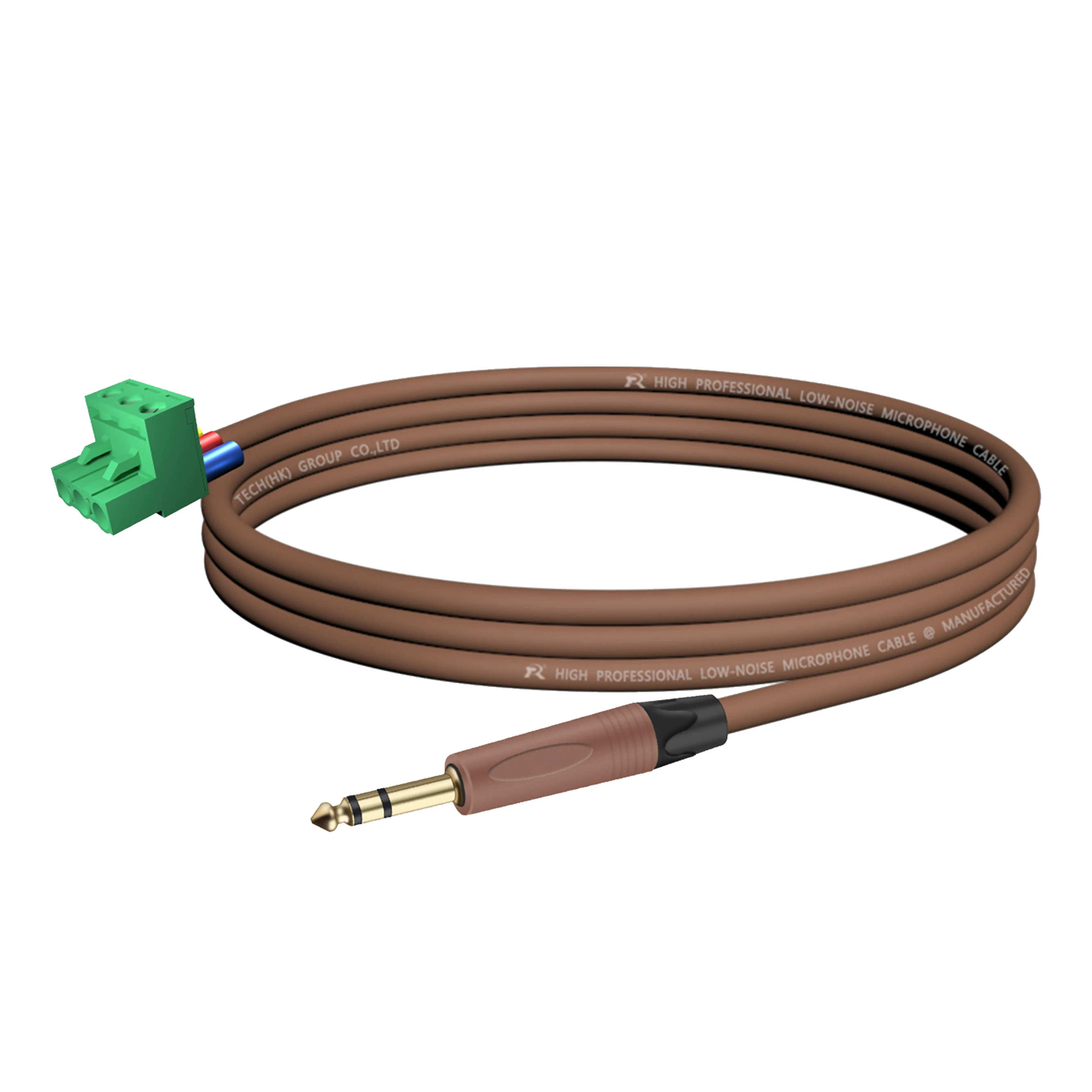 Präzise 6,35-mm-TRS-Verbindung, reibungslose Übertragung, robuste Anschlussanpassung und langlebige Verarbeitung für professionelle Audiointegration. – Detail 3