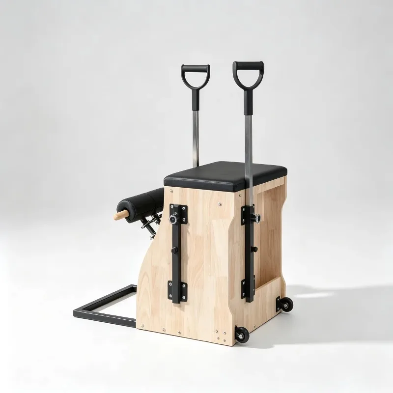 YTYIN Wholesale Rubber Wood Iron Frame Pilates Chair Wunda Stability Factory Bulk Fitness Accessories OEM
