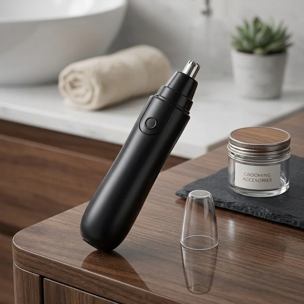 

Multi-functional Electric Nose Hair Trimmer Portable Precision Trimmer for Ear Neck Eyebrow Hair Removal Painless Sharp Blade Wa