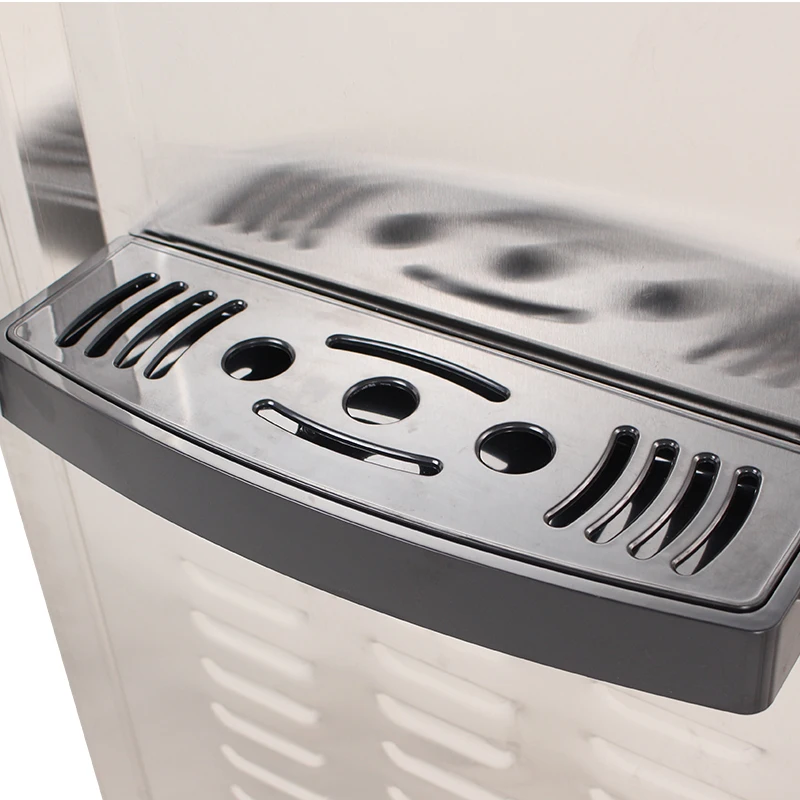 Commercial Countertop Soft Serve Ice Cream Maker 3 Flavors Yogurt Freezer Equipment for Bakery Store