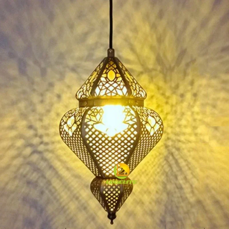 

Hot SalesModern Mosque Of Light Moroccan Pendants Hanging Lantern Lampshade Chandeliers Moroccan Light Shades Arabic Lamp Morocc