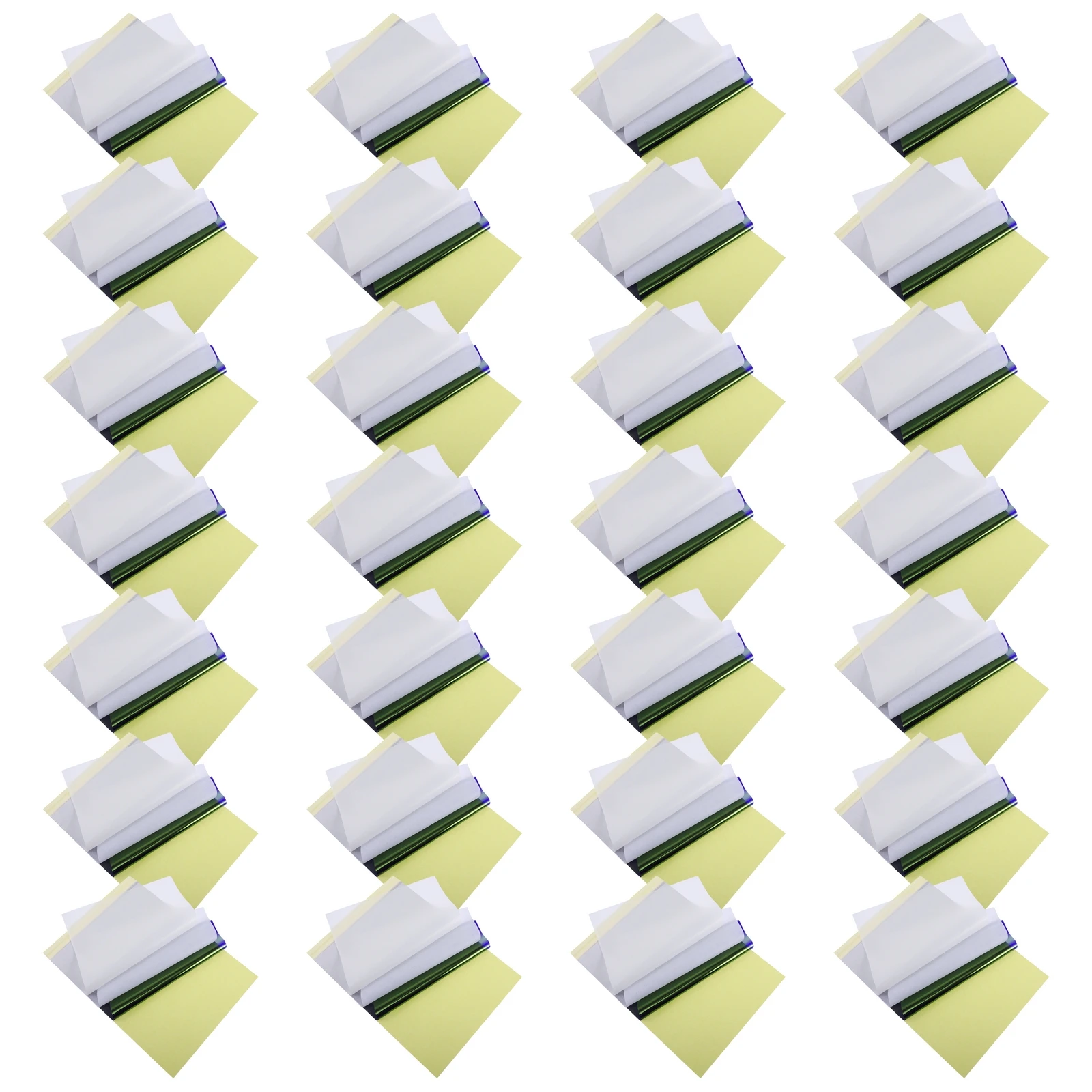 28 قطعة ورق نقل الوشم لتقوم بها بنفسك نقل ورقة لتتبع الجلد قابلة لإعادة الاستخدام الوشم استنسل ورق نسخ النقل الحراري #3