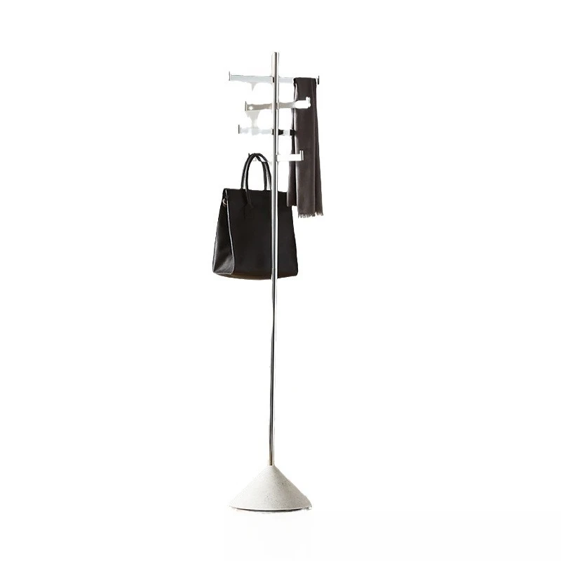 

Medieval simplicity, marble floor coat rack, minimalist decorative hanger