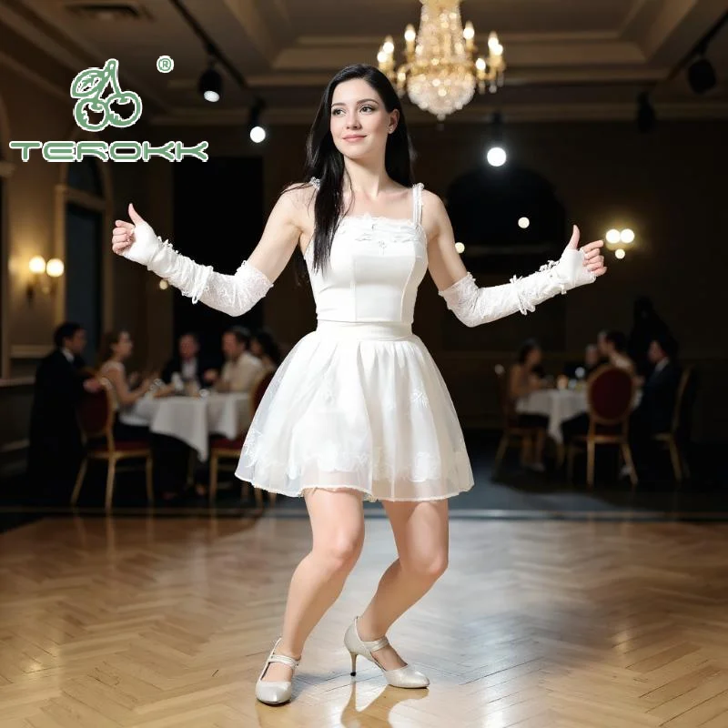 Leuke JK Lolita Gothic Vingerloze Mesh Bloem Kant Elastische Strapping Handschoenen Voor Vrouwen Meisjes Zonnebrandcrème Mouw Kleding Accessoires