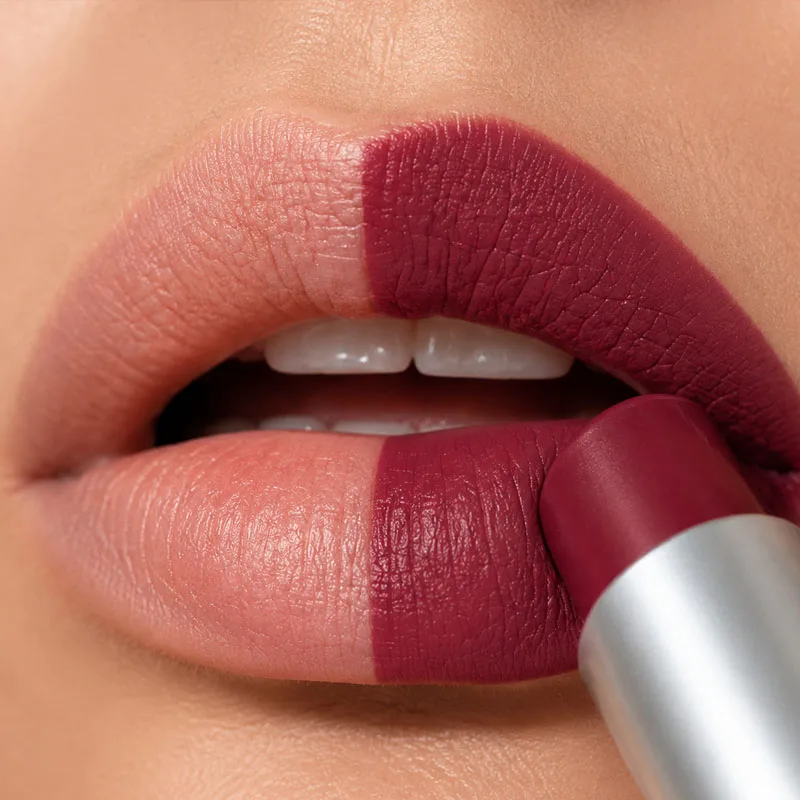 JUJU DREAM Matter Lippenstift, hochpigmentiert, langanhaltend, wasserfest, samtig glatt, rotes Lippen-Make-up, sexy Kosmetik.