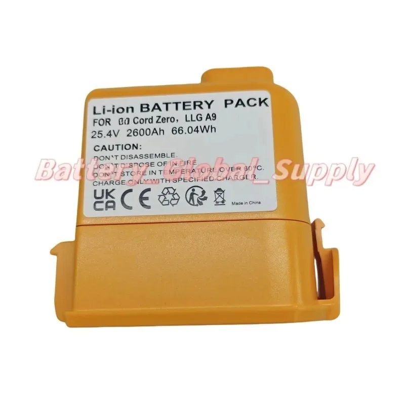 

Аккумулятор EAC63758601 для Cord Zero A9, A9 PLUS A905M A907GMS, 25.4В 2600мАч, новый