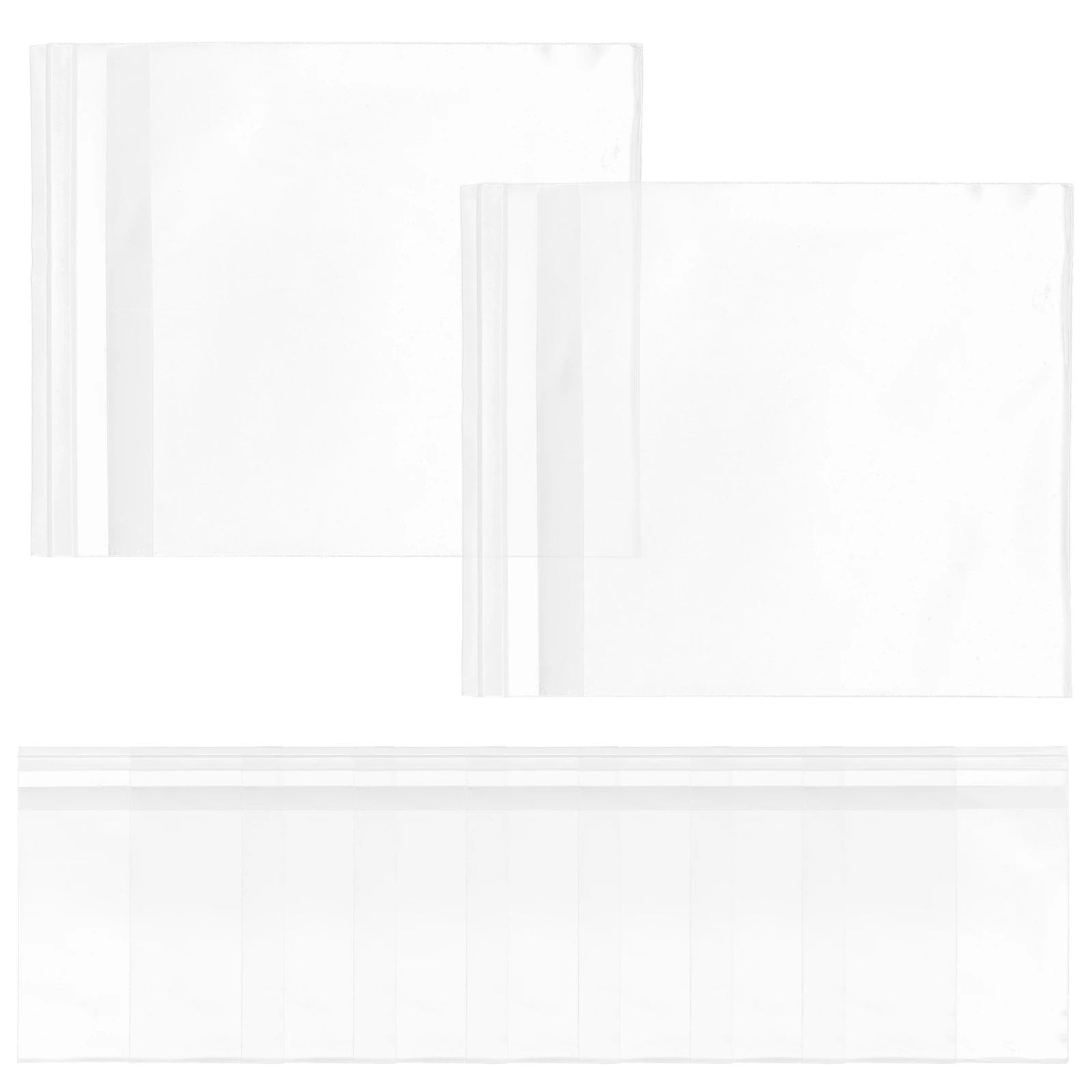 

100pcs Self Adhesive Snack Bags Transparent Favor Tiny Party Goodies Bags 13x10cm Storage Packaging C ies Chocolates Small Gifts