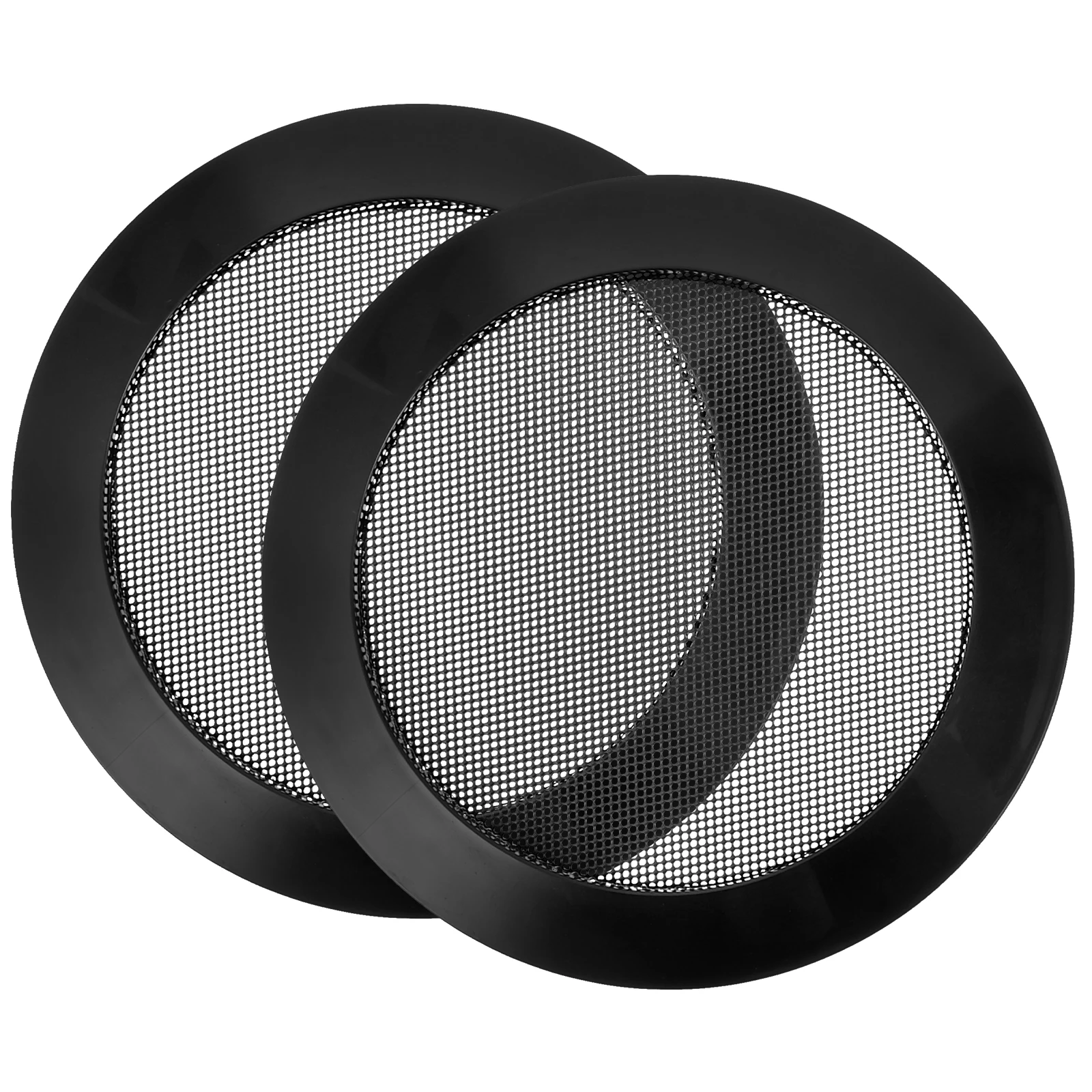 

2pcs Grill Cover 4 Inch Black Mesh Protector Subwoofer Grille Speaker Covers For Car Interior Accessories Speaker Guard