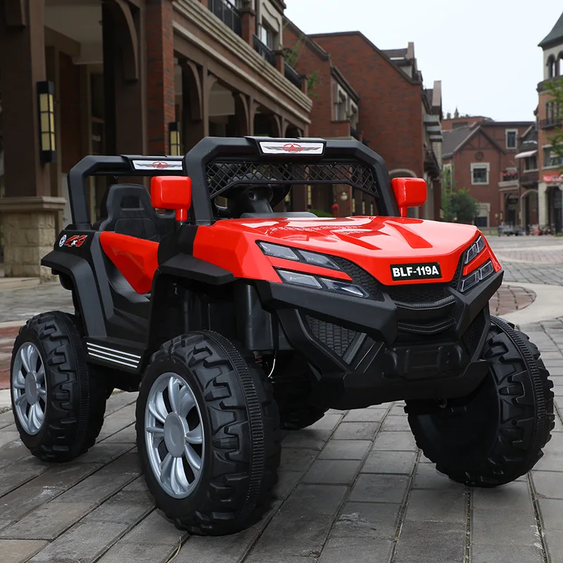 Children Off-road Vehicle Electric Car Kids RC Electric Car With LED Lighting Music Baby ride on toy Car for 1-7 years old