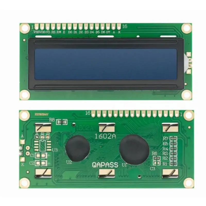 LCD1602 1602 LCD Module Blue/Yellow Green Screen 16x2 Character LCD Display PCF8574T PCF8574 IIC I2C Interface 5V for arduino