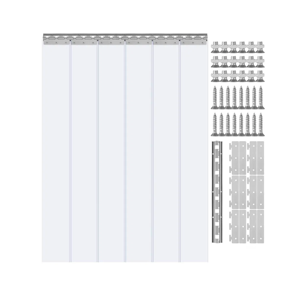 

zer Curtain Plastic Door Strips Walk in zers Coolers & Warehouse Doors Door PVC Curtain 50m One Roll 200mm Anti-staticpromote sa