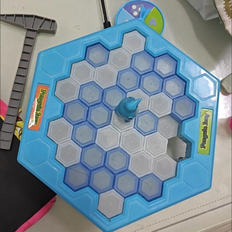 Break The Ice Penguin Rescue Board Game - Parent-Child Interactive Family Toy, Save Mini Penguins Indoor Fun