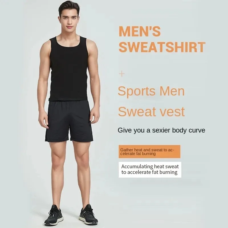 New Men Neoprene Sweat Sauna Vest Body Shapers Vest Waist Trainer Slimming Vest Shapewear Waist Shaper Corset Tank Top