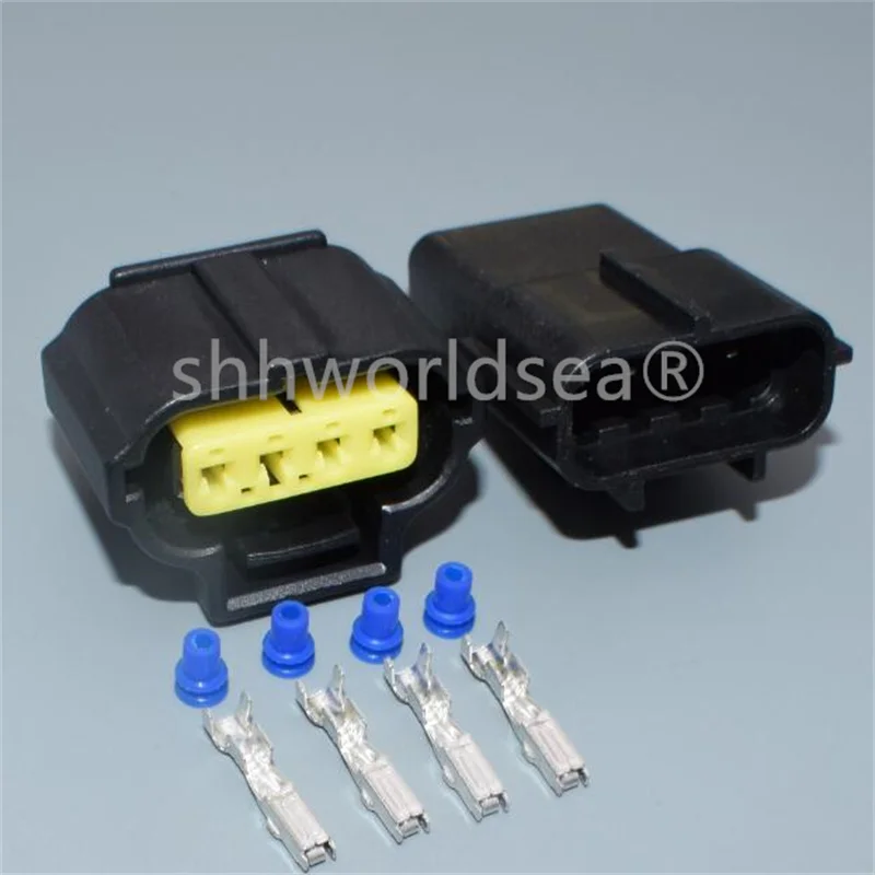 1/10Set 4 Pin 90980-10711 178399-2 184046-1 Throttle Sensor Plug 1JZ-GTE 2JZ-GTE 1UZ 3SGE TPS Wire Socket Connector For Toyota