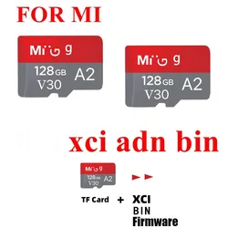 For MIg64G 128G SD Card is Installed with XCI and BIN files to facilitate you to receive goods and insert your MI G for use