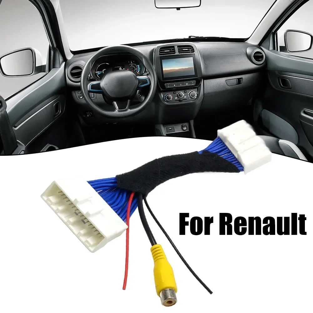 Car Reversing Camera 32 Pin Adapter Cable For Megane For Koleos Rear Reverse Camera Into Car Electronics Accessory