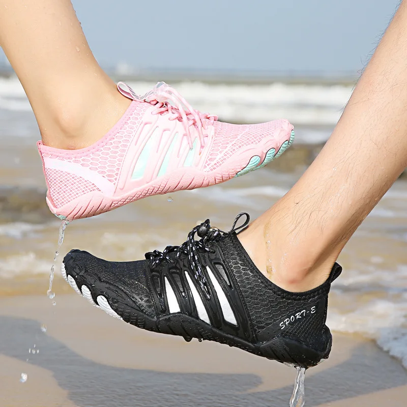Men/women Five-finger Large-size Wading Shoes Suitable For Snorkeling,outdoor Sports Diving And Beach Water Shoes
