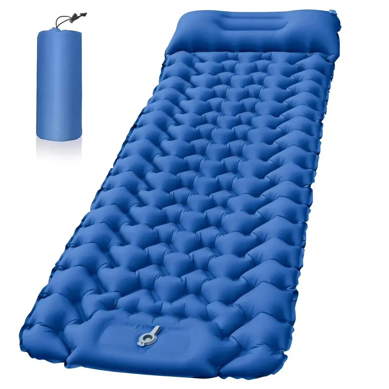 Colchoneta para dormir al aire libre, colchón inflable para acampar con almohadas, estera de viaje, cama plegable, colchones ultraligeros para senderismo