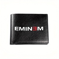 Eminem Logo Stylish Wallet for Men Business Casual Elegant Simple Practical Quality Wallet Stylish Printing Graphic Creative Chr