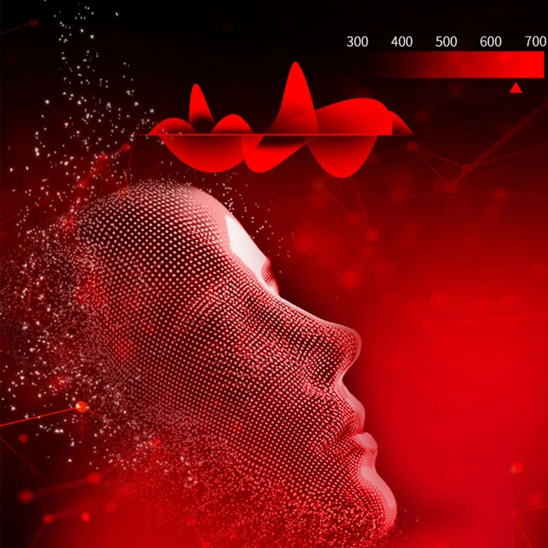 Mặt nạ LED Trị liệu bằng ánh sáng 3 màu Photon Xanh Đỏ Đèn Sạc Bảo Trì Trẻ Hóa Da Nhà cho Da Mặt