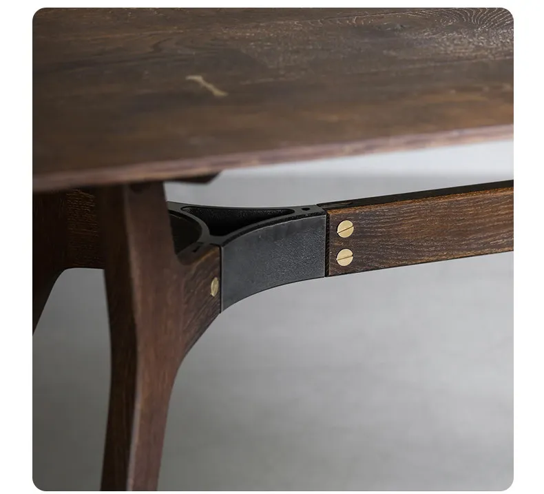 Oak solid wood dining table bench