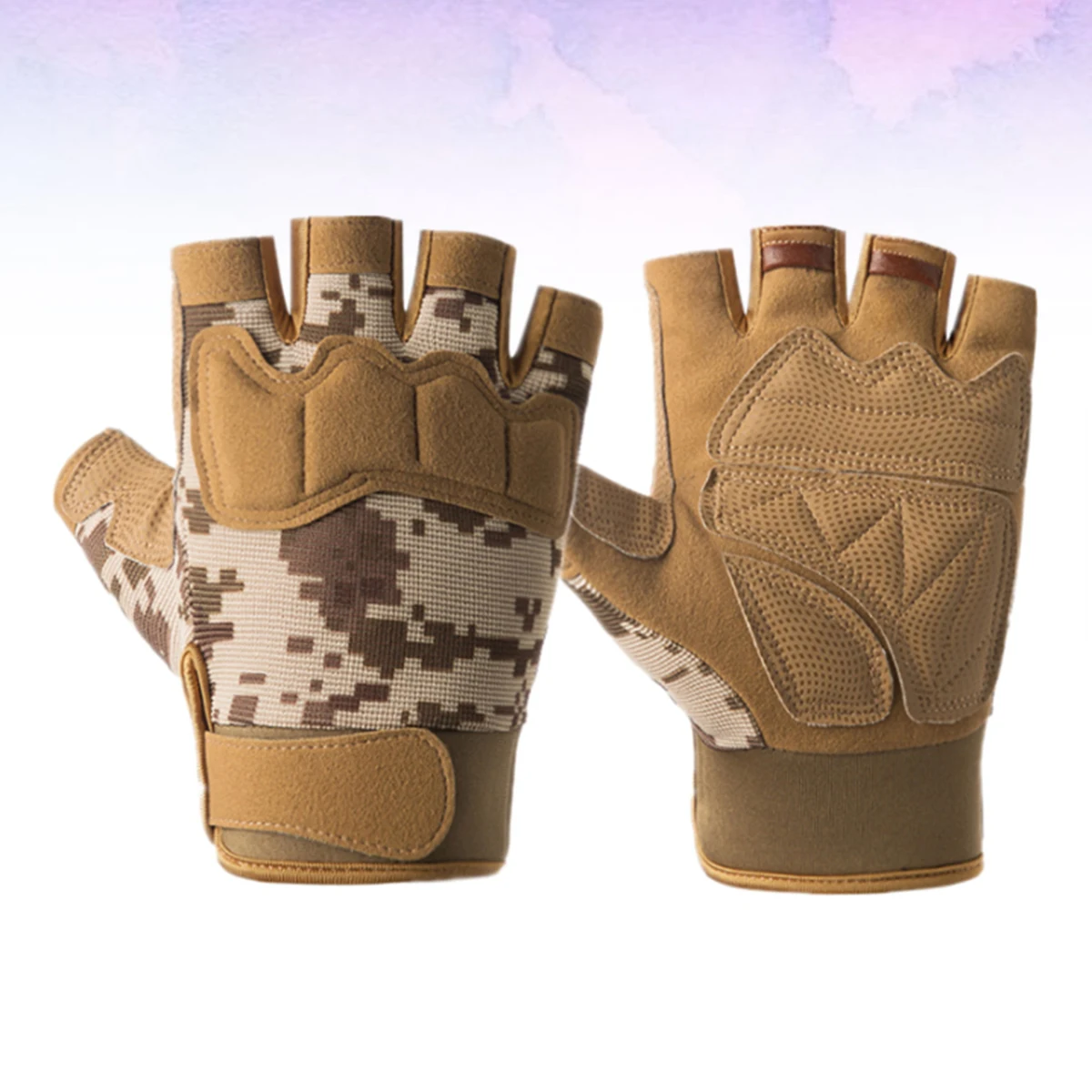

Cut Resistant Gloves Half Finger for Men Sport Cycling Biking Anti-cut Shockproof Nonskid Premium Material Comfortable Daily Use