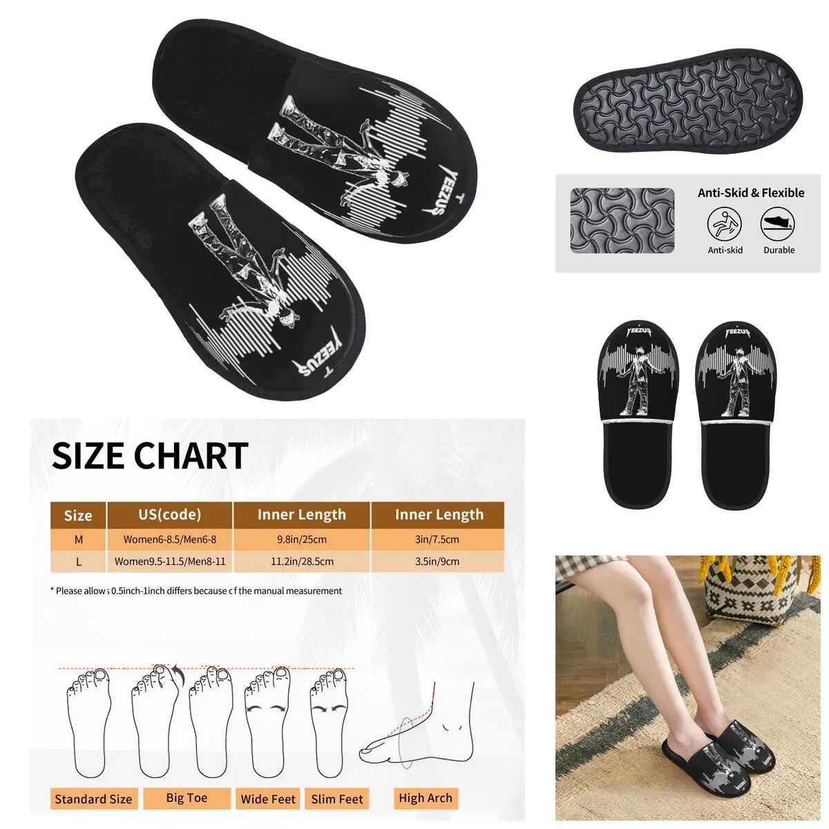 

God Wants You Kanye West Men Women Furry slippers,Color printing special Home slippers,Neutral slippers pantoufle homme