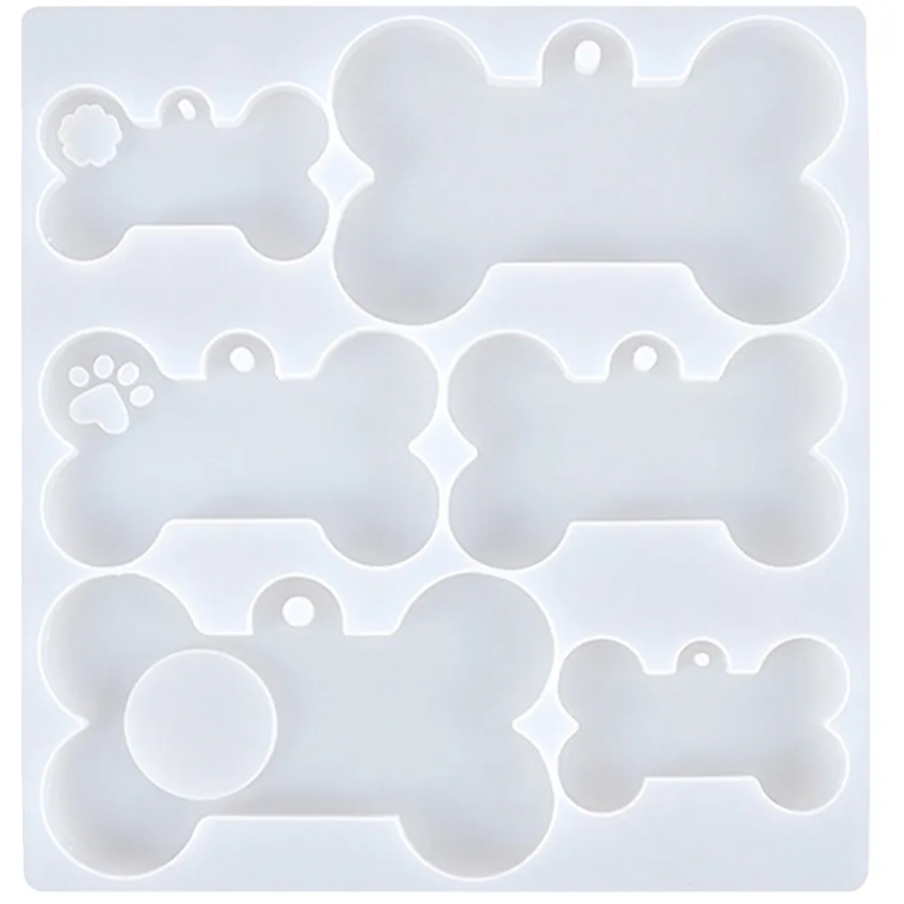 

Silicone Bone Pendant Mold for DIY Epoxy Resin Crafts Flexible High Elasticity Non Stick Reusable Crystal Drip Jewelry Making